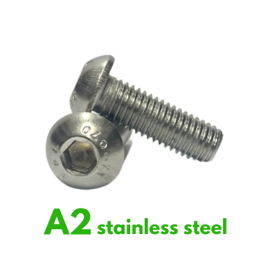 M2.5 X 6 A2 ST/ST BUTTON HD SOCKET SCREWS ISO7380