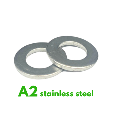 M10 A2 STAINLESS FORM A FLAT WASHERS DIN125A / ISO7089