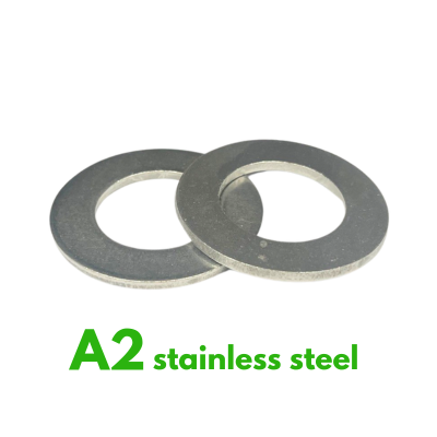 M6 A2 STAINLESS FORM B FLAT WASHERS