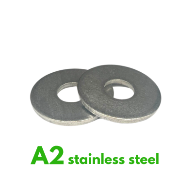 M4 A2 ST/ST FORM G FLAT WASHERS DIN9021 / ISO7093