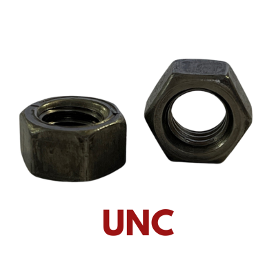 6UNC S/C HEX FULL NUTS