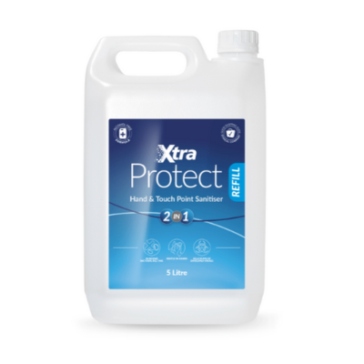 XTRA PROTECT HAND & TOUCH POINT SANITISER LIQUID 5LTR 